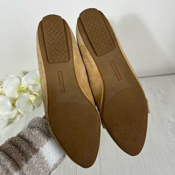 Talbots Women’s Francesca Tan Suede Leather Driving Flat Size 8.5 - Picture 6 of 10